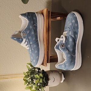 Girls heart canvas shoes